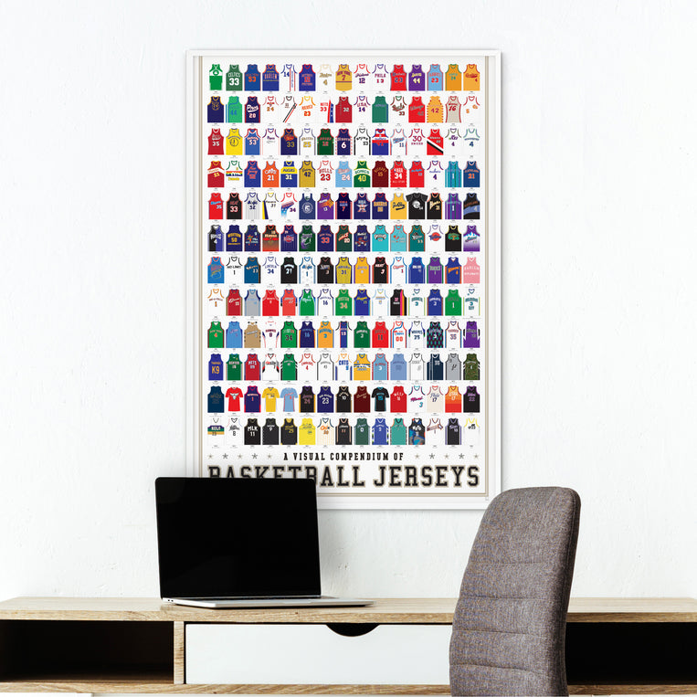 A Visual Compendium of Basketball Jerseys
