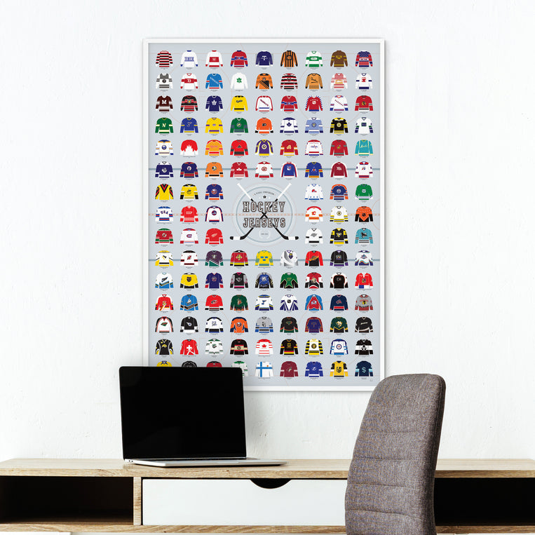 A Visual Compendium of Hockey Jerseys