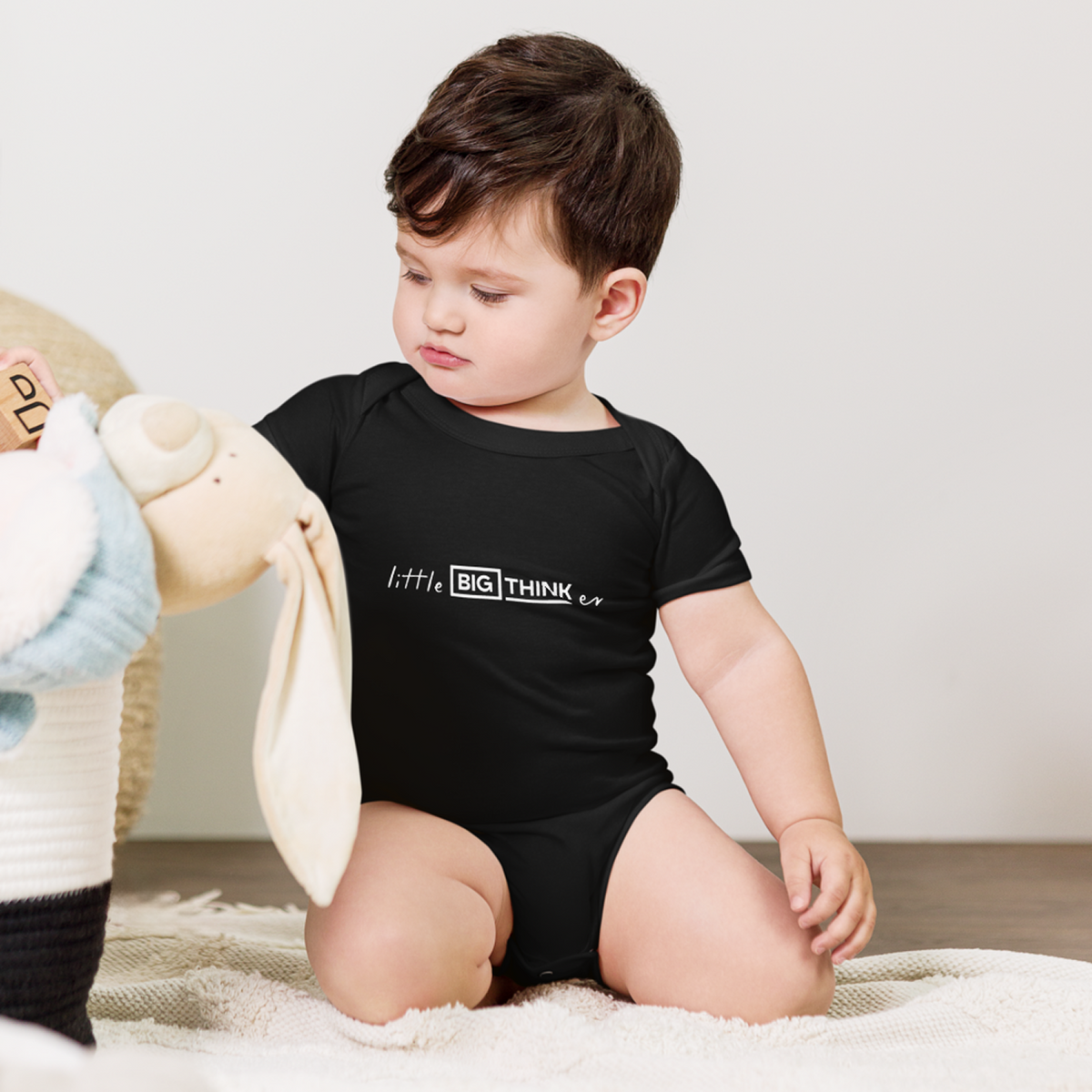 Little Big Thinker Onesie onesie, detail view