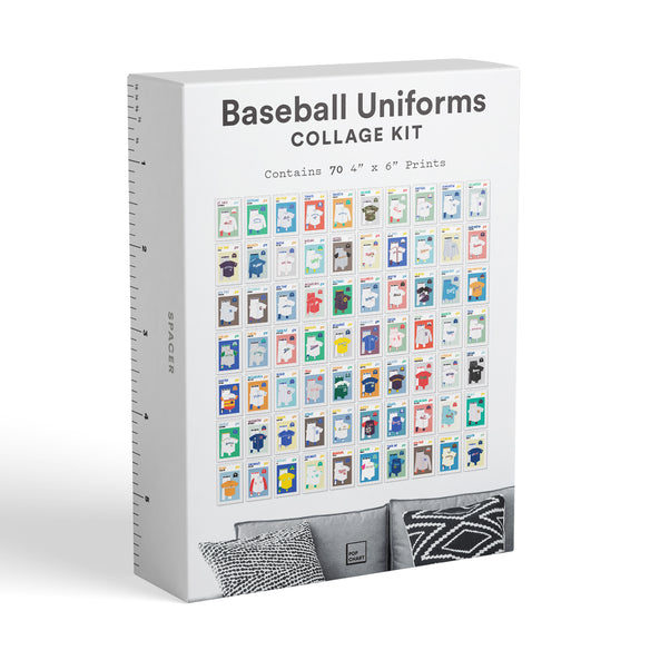 Baseball Uniforms Collage Kit