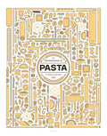 Poster illustrating hundreds of labeled Italian pasta shapes.