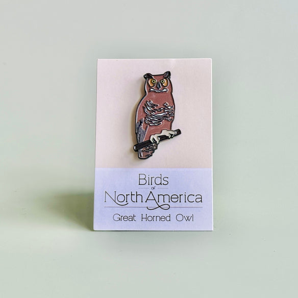 Great Horned Owl Pin