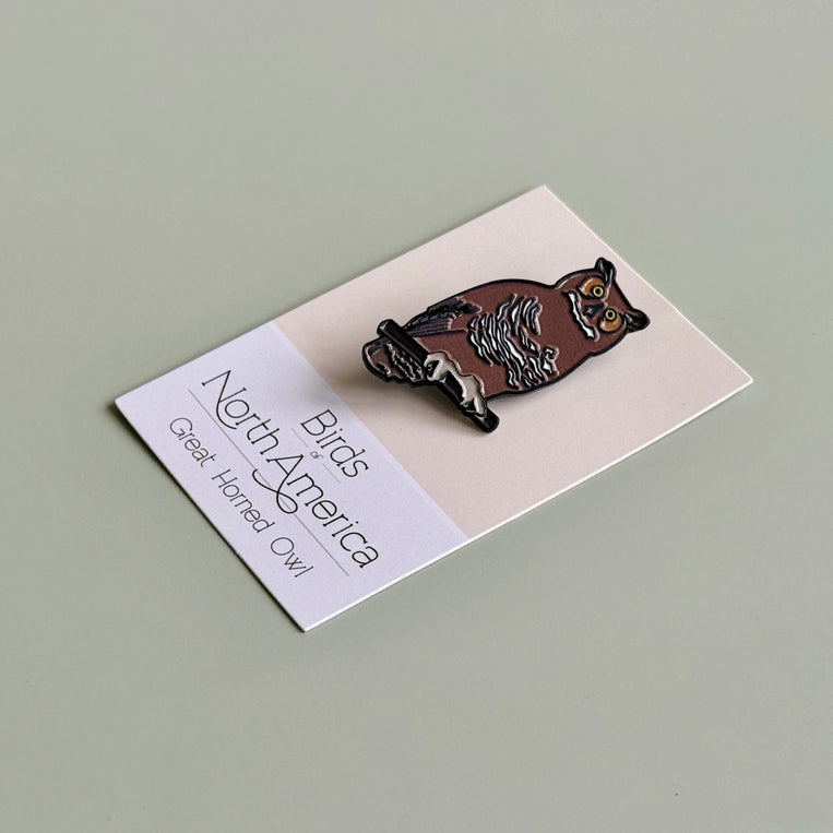 Great Horned Owl Pin