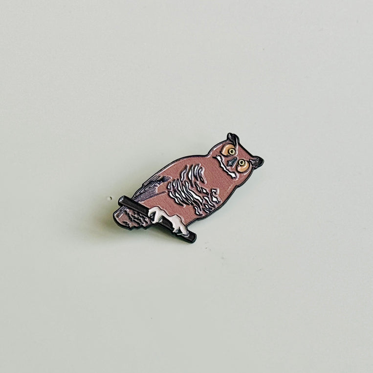 Great Horned Owl Pin