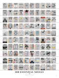 100 Essential Novels Scratch-Off Chart