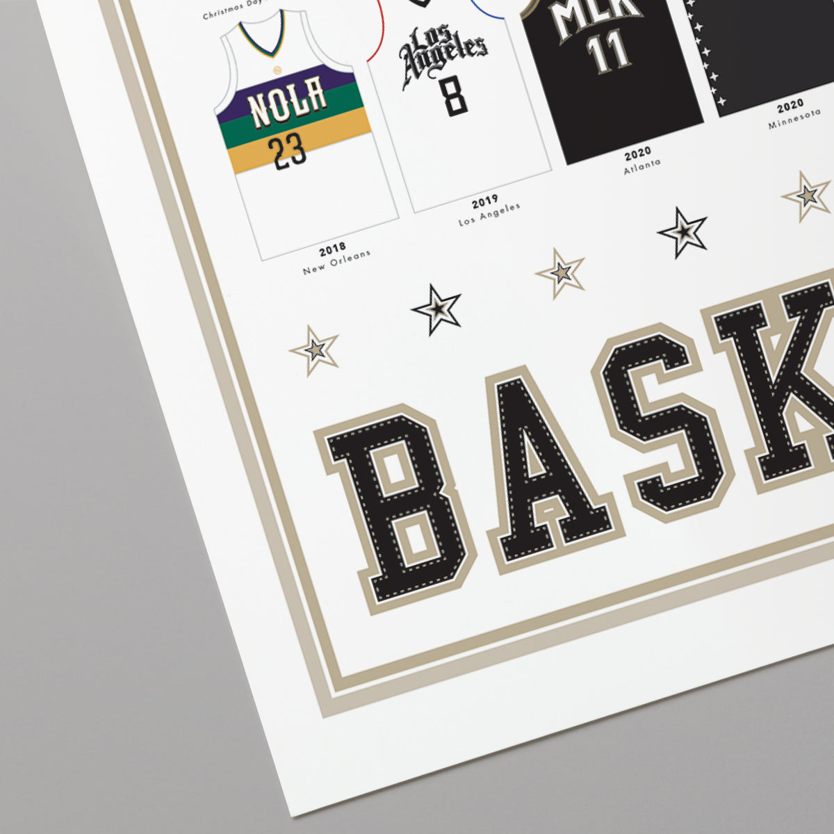 A Visual Compendium of Basketball Jerseys