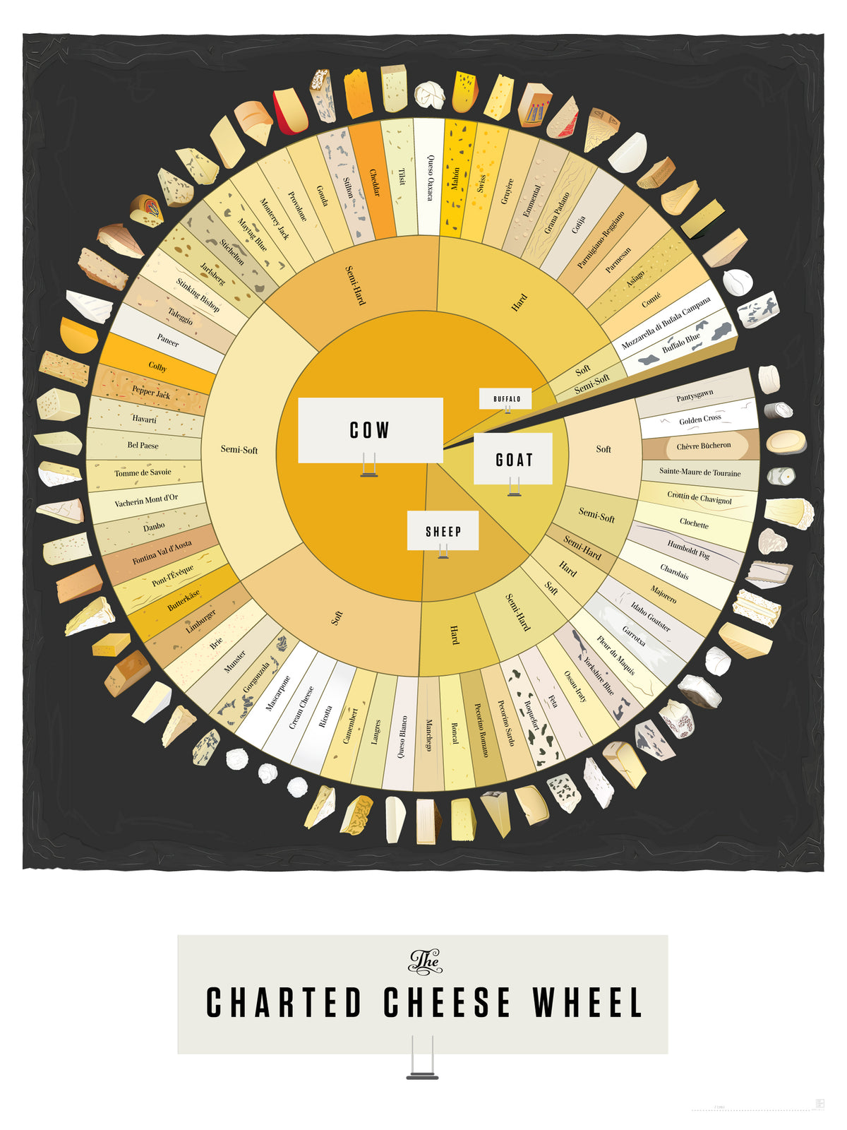 The Charted Cheese Wheel