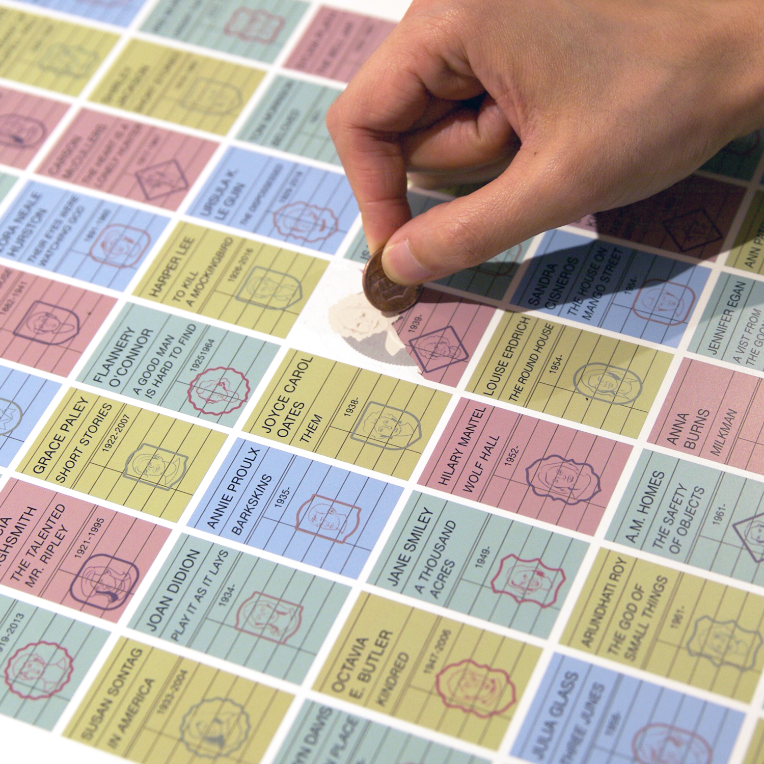 Women of Letters: A Literary Fiction Scratch-Off Chart – Pop