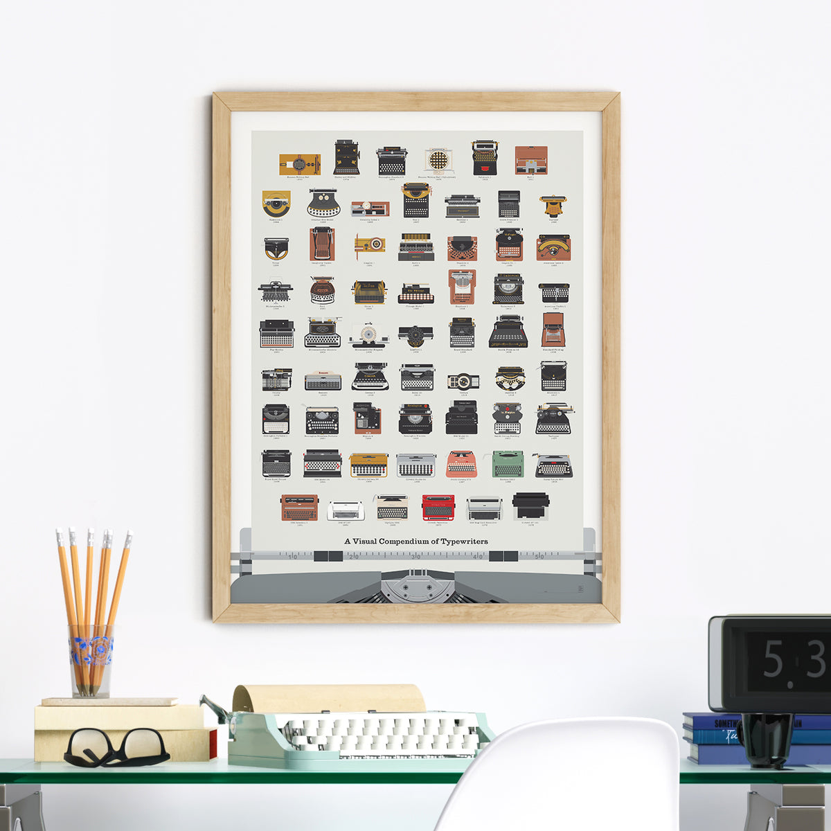 A Visual Compendium of Typewriters