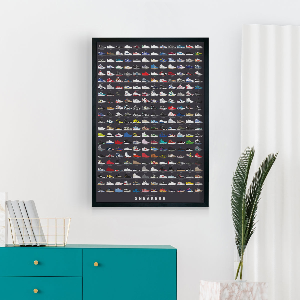 A Century of Sneakers print, detail view